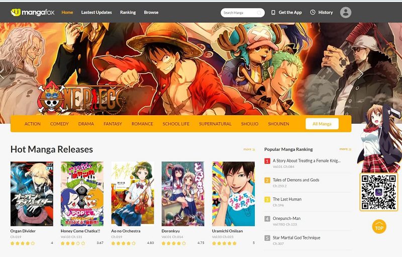 Top 10 Best Free manga Website to Read Manga Online
