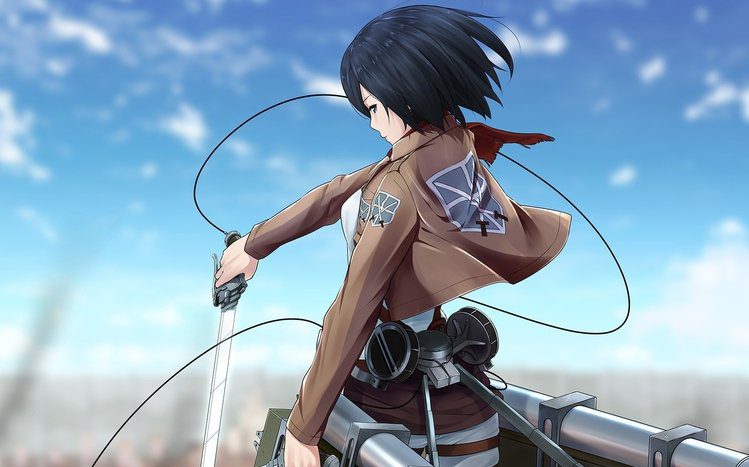 Mikasa ackerman, black hair, character sign Aquarius, hunter, Shingeki no  Kyojin, anime HD phone wallpaper | Pxfuel